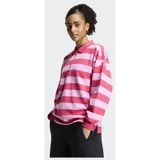 Adidas Sportswear Essentials Contemporary French Terry Polo Met Lange Mouwen - Dames - Roze