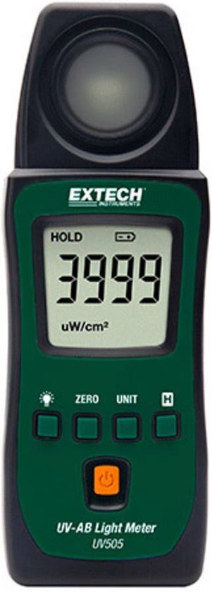 EXTECH UV505: Pocket UV-AB lichtmeter