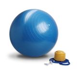 Yoga Sun & Sia Yoga en fitnessbal, maat M, 65 cm, blauw, inclusief pomp
