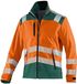 KÜBLER PSA REFLECTIQ 15078427 Hi Vis Reflecterend Softshell Werkjas HEREN Veiligheidsjas Oranje Mosgroen - Winddicht