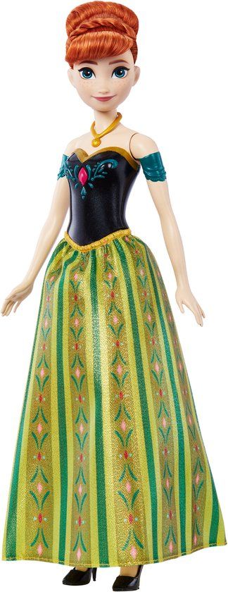 Mattel Frozen Anna Cantarina Muzikale Pop Meertalig Veelkleurig