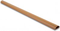 Delock Kunststof kabelgoot half-rond met zelfklevende plakstrip - 100 x 3 cm / bruin