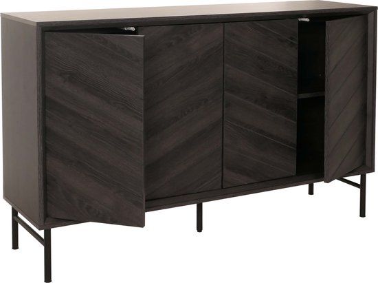MCW-M50 Dressoir - 151x94x40cm - Donkergrijs