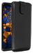 Mumbi Echt Lederen Hoesje Compatibel met Motorola Moto G7 Plus Case Wallet Zwart