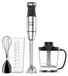 Merkloos Staafmixer handmixer - 1500 W - 20 snelheden en Turbo - Roestvrijstalen messen - 24,5 cm staaf