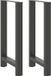 vidaXL Bartafelpoten 2 stuks 50x(90-91) cm staal antraciet