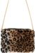 Merkloos Verkleed handtas - luipaard/panter print - dames - pluche - foute party/carnaval - tasje - verkleedaccessoires