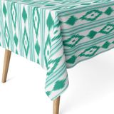 ECOMMERC3 Vlekafstotend tafelkleed voor rechthoekige tafel, afmeting 180 x 140 cm, vuilafstotend, extra zacht en waterdicht, turquoise