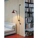 Lampe Gras Applique murale Lampe Gras 214, noir/cuivre brut/blanc