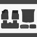 Fab.Labs Tesla Model Y Juniper Standard RWD Rubber Mattenset – Interieur, Trunk, Subtrunk en Frunk – Interieur Accessoires