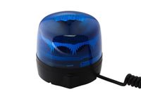 HELLA 2XD 012 878-121 LED-Flitslamp - RotaLED - 12/24V - Blauw - Kabel: 600mm - Stekker: DIN ISO 4165