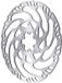 Magura Mdr-c 6b 220 Mm Disque de frein Argent 220 mm