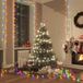 VidaXL Lichtslinger compact met 2000 led's meerkleurig 45 m pvc