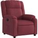 Fauteuil Relax Fauteuil Inclinable Rouge Bordeaux Tissu