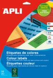 APLI 12994 Étiquettes d'imprimante vert
