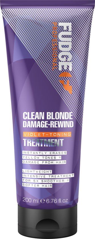 Fudge Clean Blonde Damage Rewind Violet - Toning Treatment 200ml