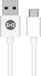 Forever USB naar USB Type C kabel Snel opladen en synchroniseren 1m Wit