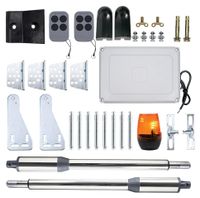 Kit d'automatisation pour portes battantes, 2x40W, convient aux portes jusqu'à 2x2,5 mètres, capacité de charge 200 kg
