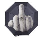 Zhaocaigui Baolong Direct Compacte reisparaplu Middenvinger speciaal winddicht design met geschenkdoos, zwart, 38,5 inch, compact