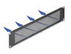 DeLOCK 67036 2U Blinde paneel Zwart