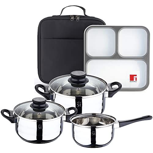 San Ignacio Kookgerei set 5 delen + warme dranken set met iso-tas