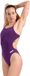 Arena - Badpak - W Team Swimsuit Challenge Solid - plum-white - 34 (XS)