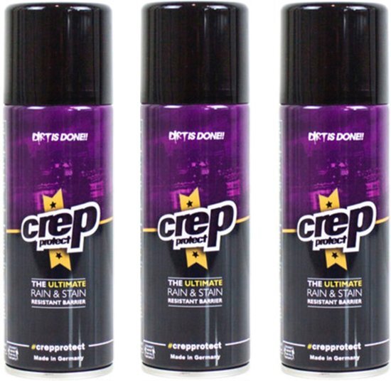 Crep Protect 3x 200ml Spray Voordeelverpakking - Sneaker spray voor bescherming tegen water en vuil