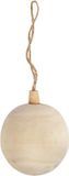 Creativ company CC Houten Kerstbal 6,4 cm Blank Hout