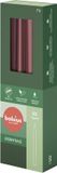 Bolsius - Gotische kaarsen - 245/24 - 8 stuks per verpakking - Velvet Red