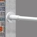 OEM Tige télescopique sans perçage, de 115 à 565 cm, de couleur blanc mat, à fixer par serrage
