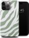 Selencia Vivid Backcover - Colorful Zebra Sage Green - iPhone 15 Pro Max