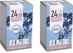 Merkloos Set van 6x stuks kerstverlichting op batterij helder wit buiten 24 lampjes