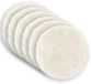 vidaXL - Taie d'oreiller - 6 pièces - HEERLEN - Blanc - Ø 40 cm - Satin de coton