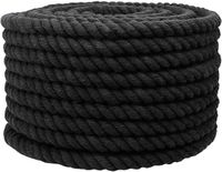 vidaXL Katoenen Touw 20 mm 100 m Zwart