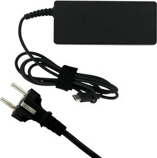 Replacement Laptop USB-C Adapter 65W Zwart