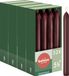 Bolsius - Gladde Dinerkaarsen - 17 cm - 32 stuks - Bordeaux Rood