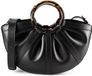 Coccinelle Leren handtas schoudertas Shell Handbag Smooth Leather Noir zwart