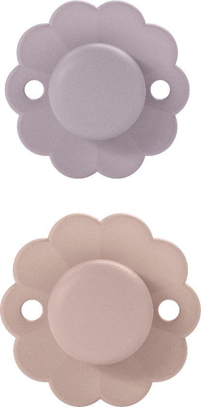 Suavinex Wonder Reversible Duo Lavender/Mauve 6-18m 2 stuks Silicone Fopspenen SXSWP2084420