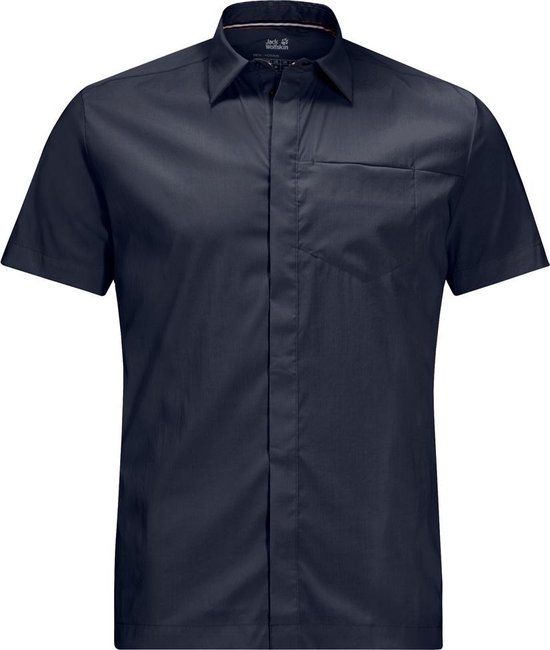 Jack Wolfskin Jwp Outdoorblouse Heren - Night Blue - Maat S