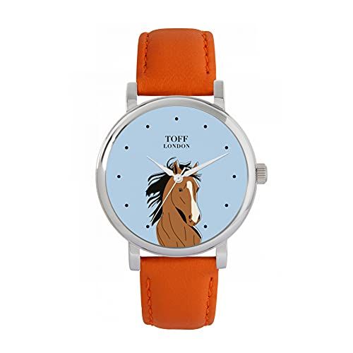 Toff London Bruin Arabisch paardenhoofdhorloge - 5059656723493