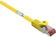 Renkforce RF-5191076 RJ45 Netwerkkabel, patchkabel CAT 6 S/FTP 10.00 m Geel Snagless, Vergulde steekcontacten, Vlambestendig