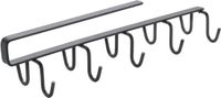 Metaltex - Mokkenhouder Zwart Metaal - 25 x 6 x 6 cm