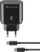 Cellularline Super Fast Charger Kit 25W met USB-C naar USB-C kabel - Zwart