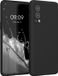 kwmobile hoesje geschikt voor OnePlus Nord 2 5G - Hoesje met sans silicones coating - Smartphone case in mat noir