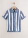 Next - Jongens - Gebreid poloshirt met strepen - Blauw