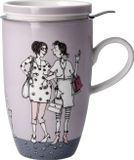 Goebel - Barbara Freundlieb | Thee Mok Ziemlich beste Freundinnen | Beker - porselein - 450ml