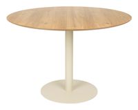 ZILT Ronde Eettafel Borje 110cm - Naturel