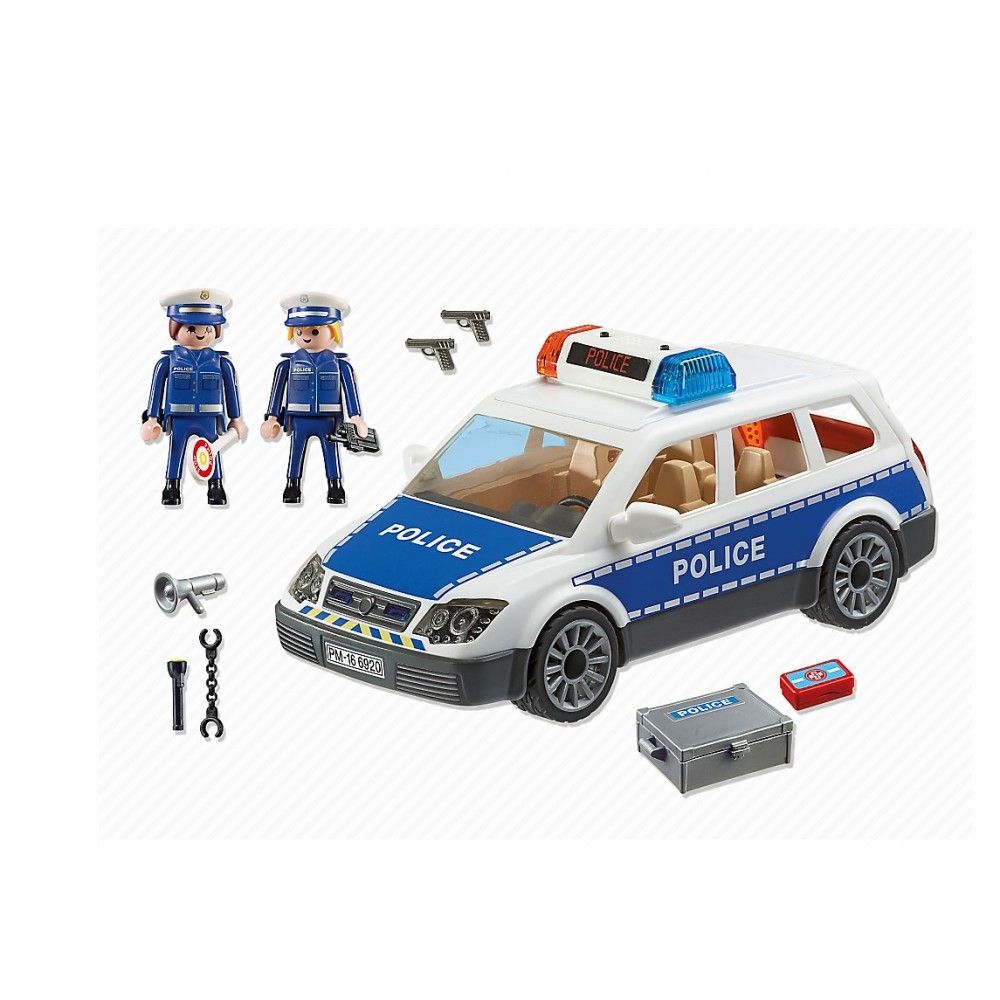 PLAYMOBIL City Action Politiepatrouille met licht en geluid - 6920