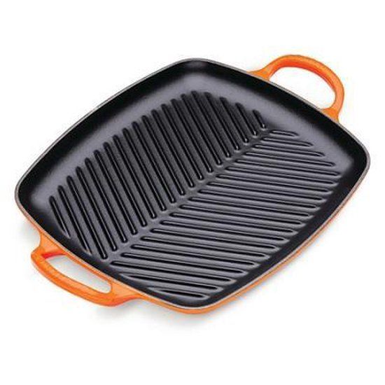 Le Creuset Gietijzeren Grillplaat - 30cm - Oranje