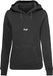 Miss Tee Dames hoodie Angel Hoody, casual hoodie met rugprint, regular fit, maten XS - 5XL, antraciet, M